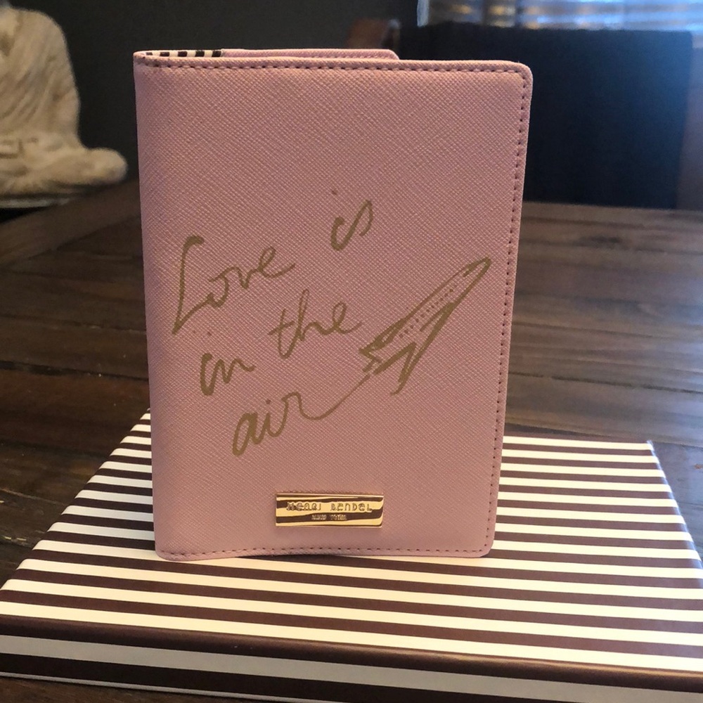 Henri Bendel light pink passport cover